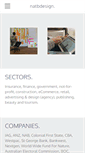 Mobile Screenshot of natbdesign.com